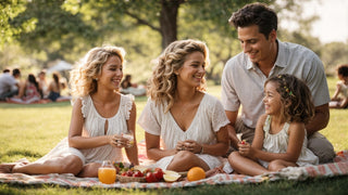 A beautiful family used the Time Toolbox to make time for a special picnic day in the park