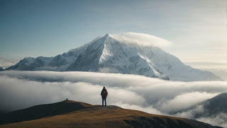 A person getting ready to embark on a journey of high aspirations for their future using the Twenty Years Toolbox.