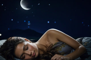 Sleep Toolbox - A woman sleeps peacefully under the stars.