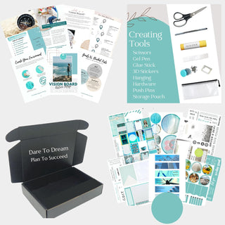 The Ultimate Vision Board Kit with Goal Setting Workbook. - KickAssAndHaveALife
