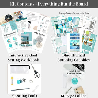 The Ultimate Vision Board Kit with Goal Setting Workbook. - KickAssAndHaveALife
