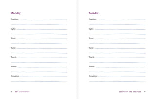 Creativity and Gratitude: Exercises and Inspiration for a Year of Art, Hope, and Healing - KickAssAndHaveALife