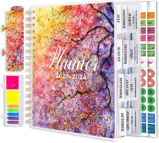 Hardcover Planner 2023-2024 18 Months Daily -Weekly- Monthly Planner - KickAssAndHaveALife