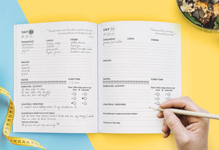 Hello New Me: a Daily Food and Exercise Journal to Help You Become the Best Version of Yourself, (90 Days Meal and Activity Tracker) - KickAssAndHaveALife