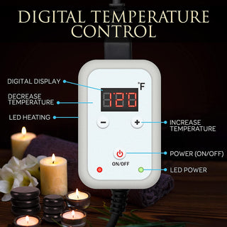 Soothing Massage Stone Warmer Set - KickAssAndHaveALife