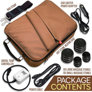 Soothing Massage Stone Warmer Set - KickAssAndHaveALife