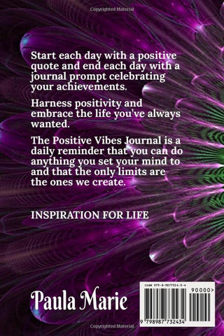 Positive Vibes Inspiration Journal: Lift Your Mood Change Your Mindset Change Your Life - KickAssAndHaveALife