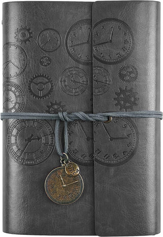 Timeless Elegance: Travel Journal Refillable Leather Writing Journal with Lined Page - KickAssAndHaveALife